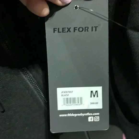 90° By Reflex Hoodie, Full zip, hip pockets, soft fabric,athletic - Picture 7 of 10